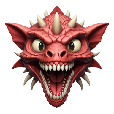Stranger things demogorgon head sticker