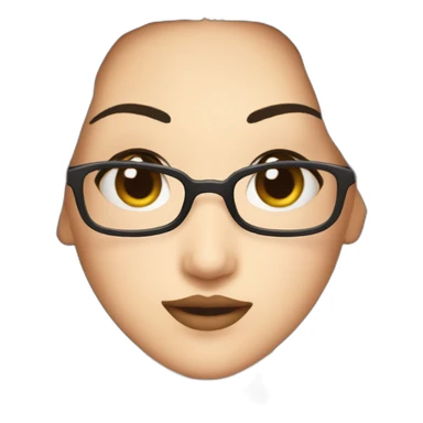 Aya Nakamura with mustache sticker