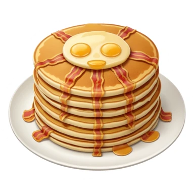 can you make me a breakfast item mixed into a lunch item? sticker