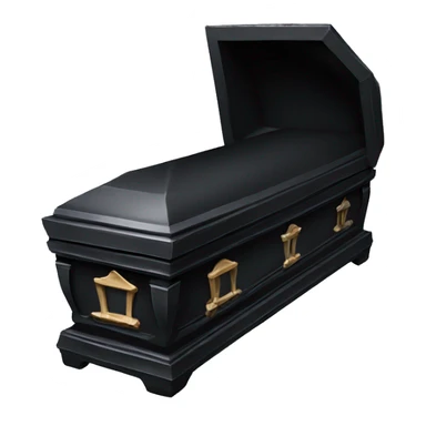 Gothic coffin sticker