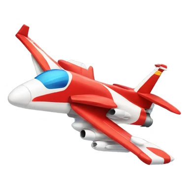 fire truck as a fighter jet plane sticker