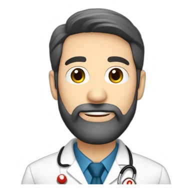 husband caucasian age 55 dark hair trimmed beard wearing business suit holding bible, wife asian age 55 dark hair nurse uniform, no children sticker