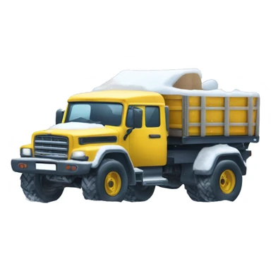 4x4camion dans la neige sticker