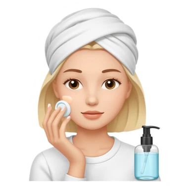 Clean girl/skincare sticker