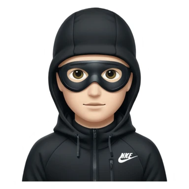 White person wearing a Nike Tex with hood and ski mask co all black and https://encrypted-tbn0.gstatic.com/images?q=tbn:ANd9GcTQEV3H5Fpq8Dp-ki2RTwgbdHqMsKZzDtarA9ywqiFzKVKjxdLc5Fq9yDOax7-XC4trueI2pFuItpqM_TVrGODdDG5la_rbm9lB8utSLKXm&s=10 sticker