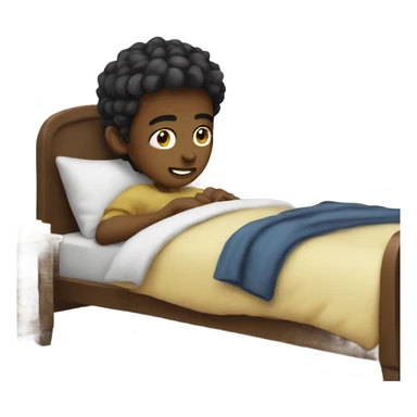 Boy sleepover sticker