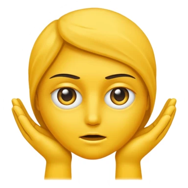 Visage jaune qui se frotte les mains avec un regard vicieux sticker