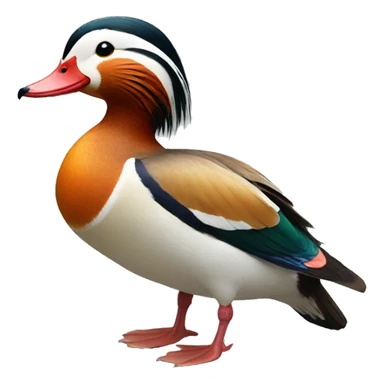mandarin duck sticker
