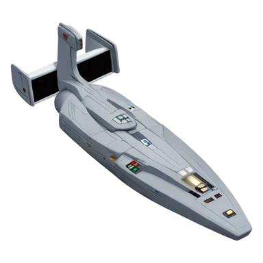 Star Trek  Enterprise ncc-1701 with 2 warp nacelles sticker