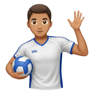 Handballplayer sticker