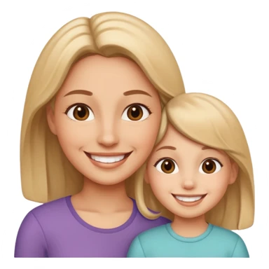 Mamá e hija  sticker