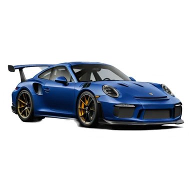 Porsche 911 gt3 rs darkblue sticker