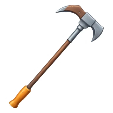 Double-sided pickaxe for mining ore sticker