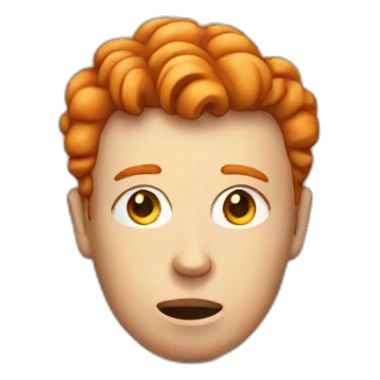 Psychiatre Ginger head sticker