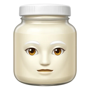 WHITE hair mask in a jar THE PRODUCT  sticker