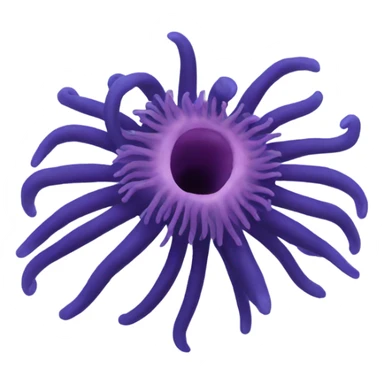 Sea anemone sticker