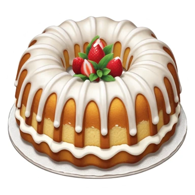 vanilla bundt cake sticker