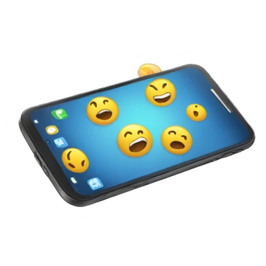 a chaotic interaction with a phone sticker