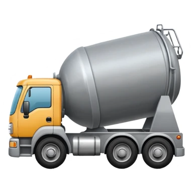 Cement truck sticker
