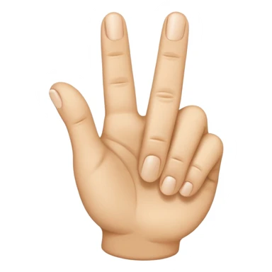 YVL emoji not to realistic make it look like an emoji hand Common Hand Position: The gesture often involves holding up the index finger and thumb to create an "L" shape, while the other fingers are curled down. sticker