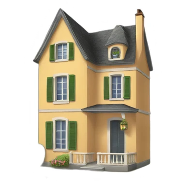 maison en T sticker