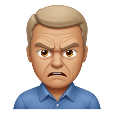 Furious Angry dad  sticker