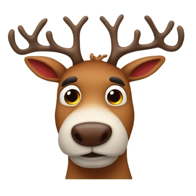 ruldolph the red nose reindeer sticker