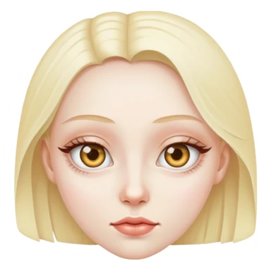 Girl with eye bags  sticker