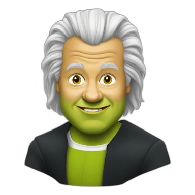 Geert wilders as shrek sticker