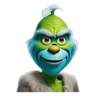 The grinch but blue and he’s going to get knee surgery tomorrow  sticker