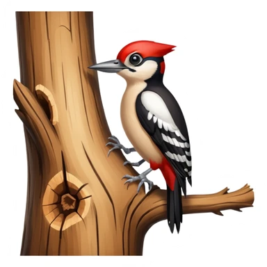 Woodpecker sticker