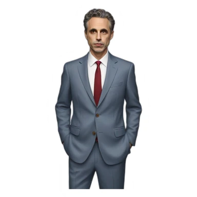 jordan peterson two colored suit sticker