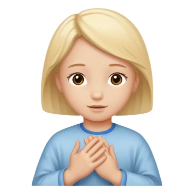 Niño abrazando a Dios sticker