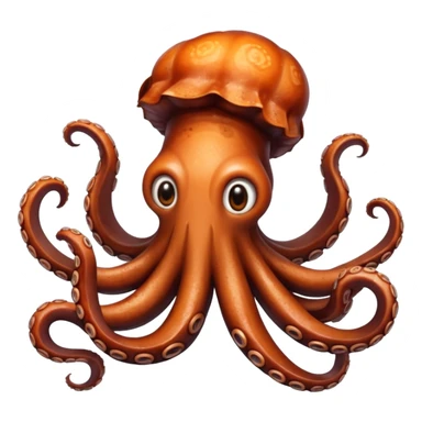 cooked octopus tentacles sticker