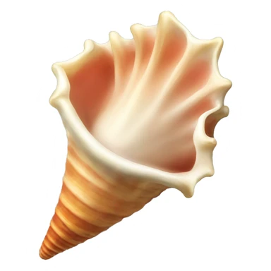 conch seashell sticker