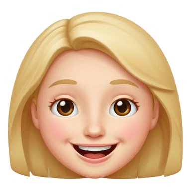 happy excited face sticker