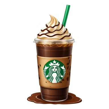 Starbucks iced coffee with Dubai chivalry bar with green filling and burn Khalifa  sticker