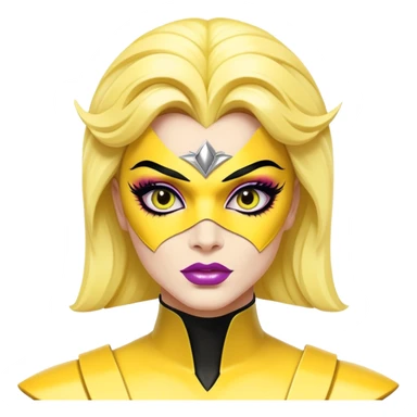 Drag queen yellow power ranger sticker