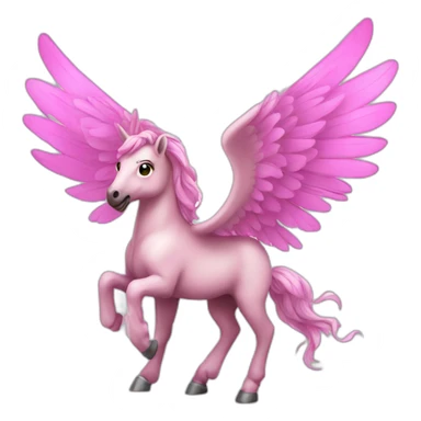 Pegasus pink sticker