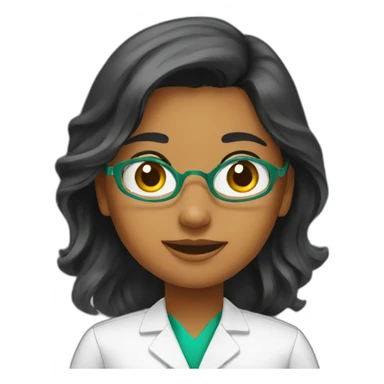 Young tamil female pharmacist sticker