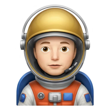 Elon Musk in the space Neutral sticker