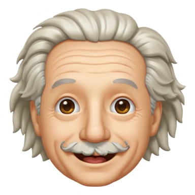Einstein guiñando un ojo sticker