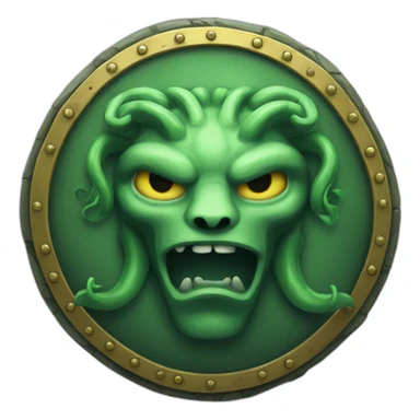 gorgon shield sticker