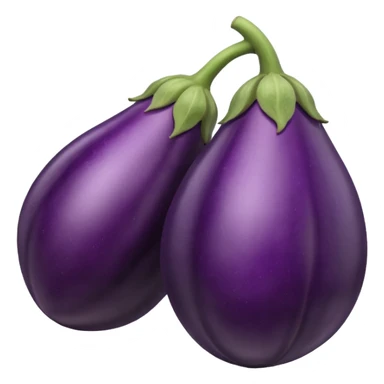 eggplant with veins sticker