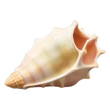 conch shell sticker
