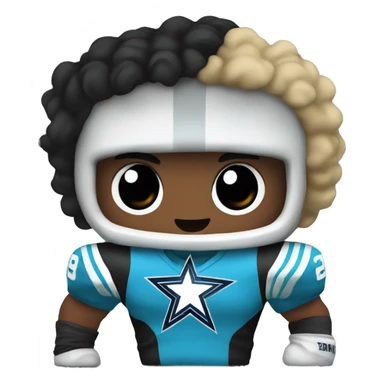 Cowboys vs panthers sticker