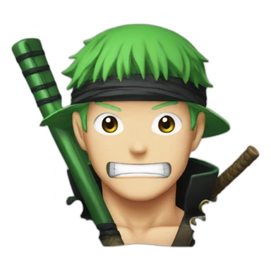 One piece zoro sticker