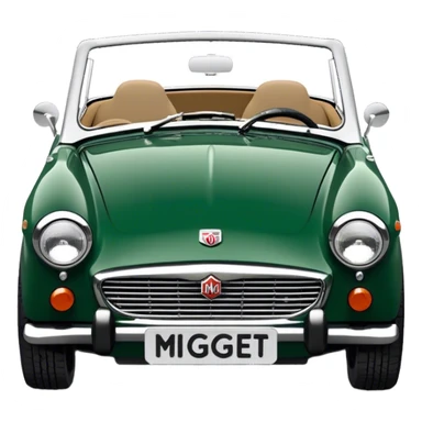 Mg midget car sticker