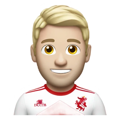 Tommy liverpool fc supporter with white skin sticker