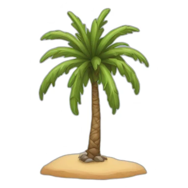 Palmera desierto sticker